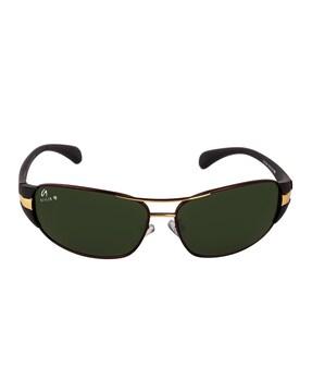 5384 uv-protected rectangular sunglasses