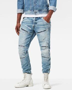 5630 elwood 3d ripped tapered jeans