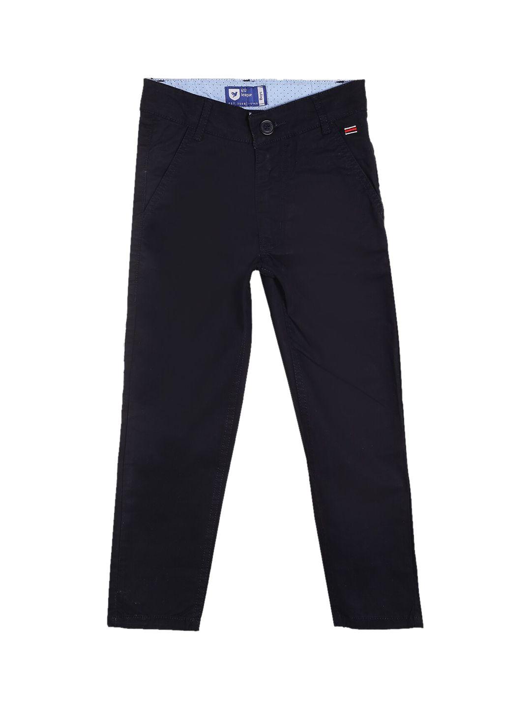 612league boys blue classic slim fit chinos trouser
