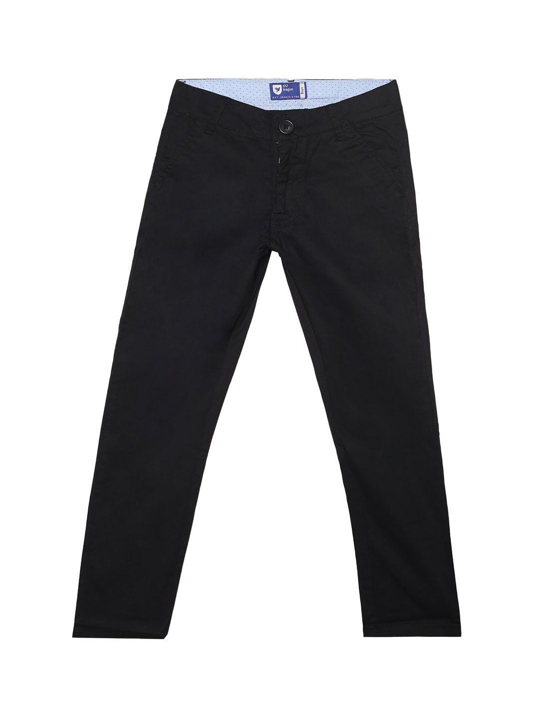 612league boys mid-rise classic fit cotton chinos