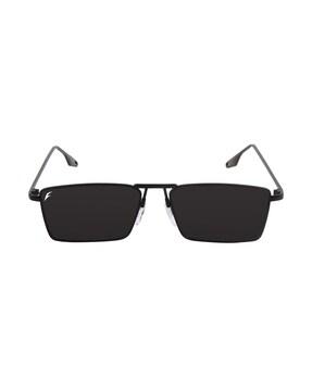 6216-blk-blk uv-protected rectangular sunglasses