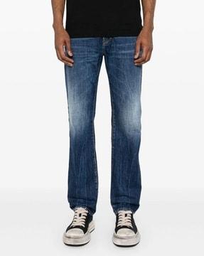 642 lightly washed regular fit jeans