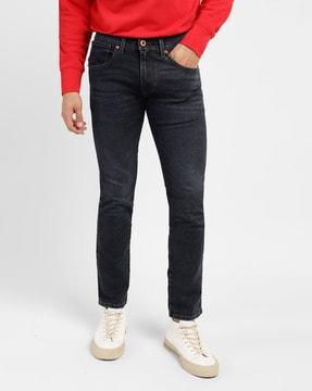65504 lightly washed skinny fit jeans