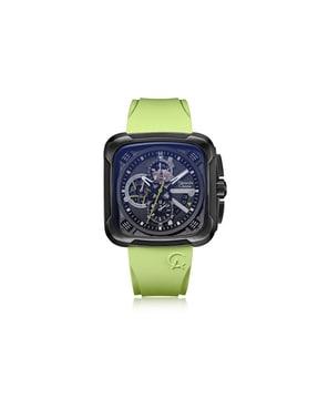 6577mcripbale chronograph watch with tang buckle