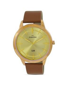 66411lmgy water-resistant analogue watch