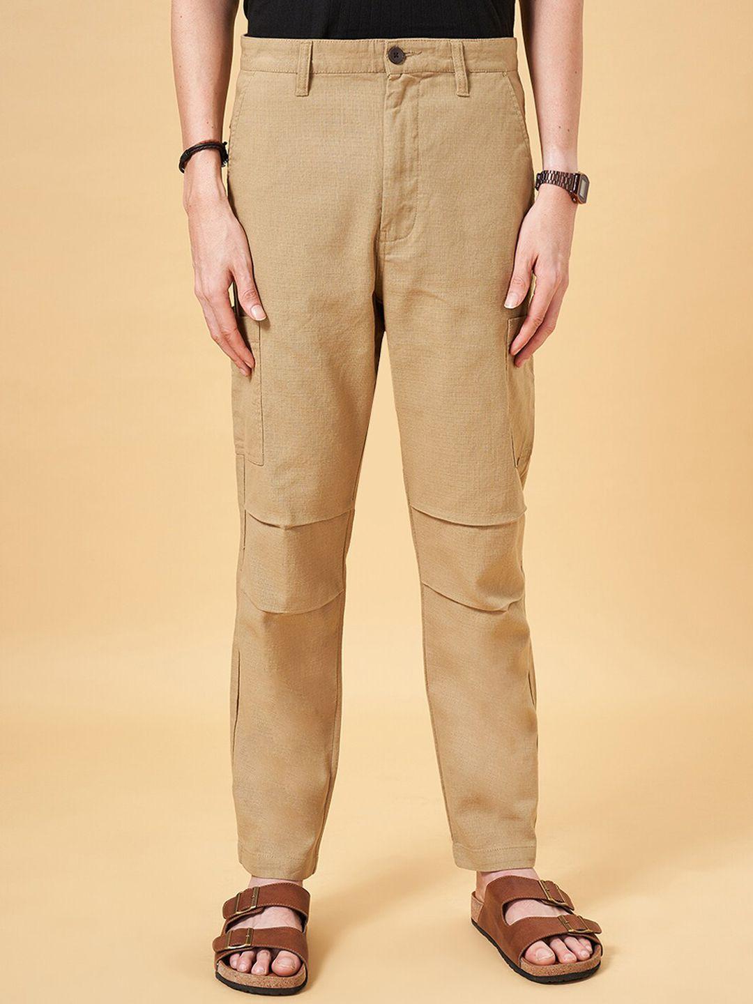 7 alt by pantaloons men mid-rise cotton trousers