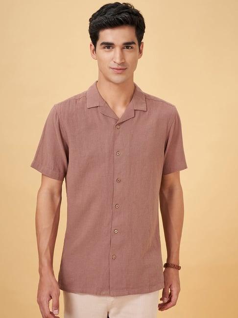 7 alt by pantaloons burlwood cotton relaxed fit shirt