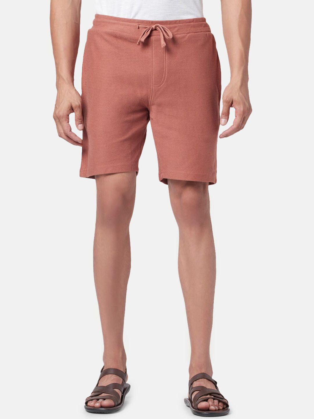 7 alt by pantaloons men cotton mid-rise slim fit shorts