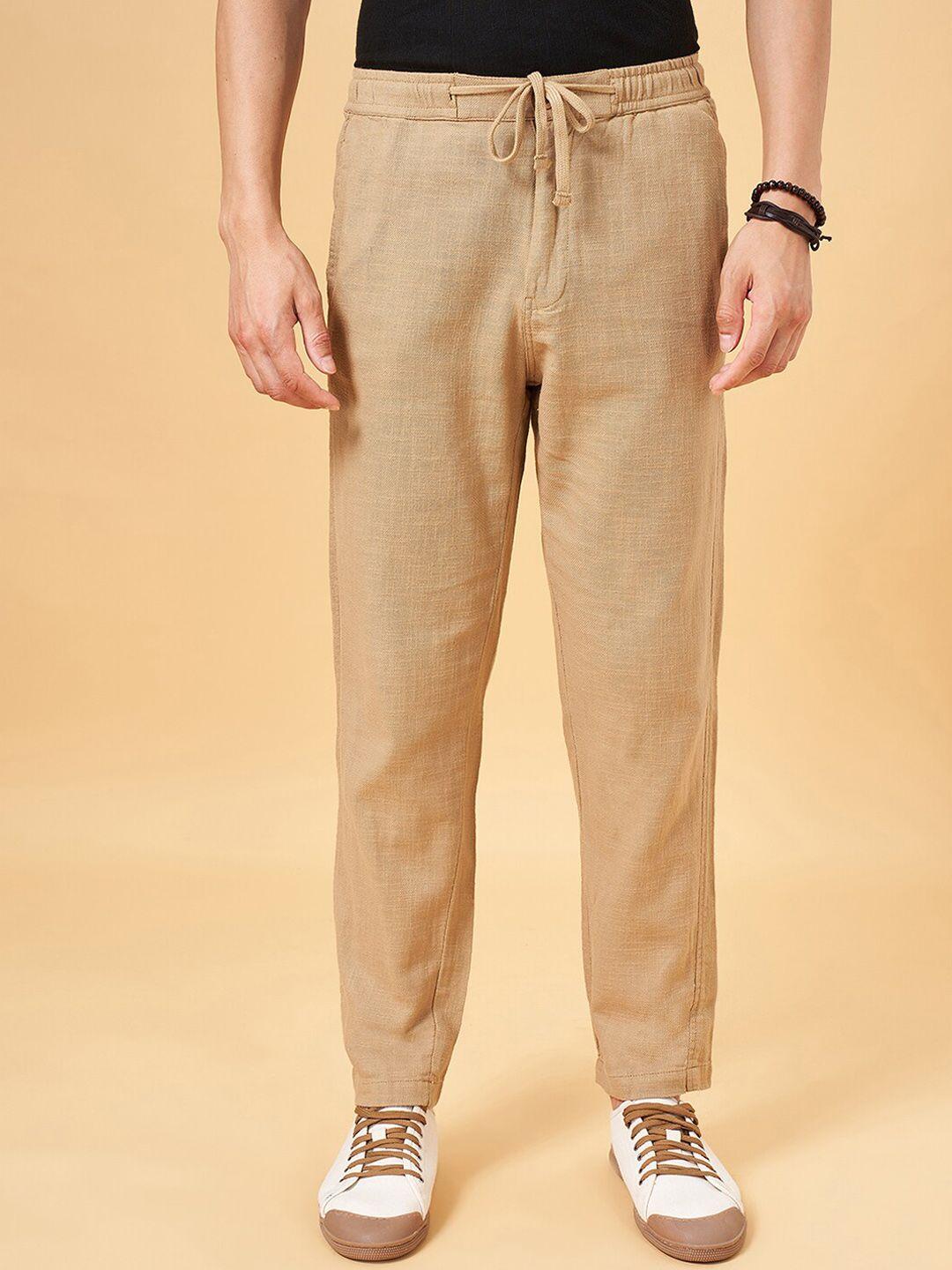 7 alt by pantaloons men mid-rise cotton trousers