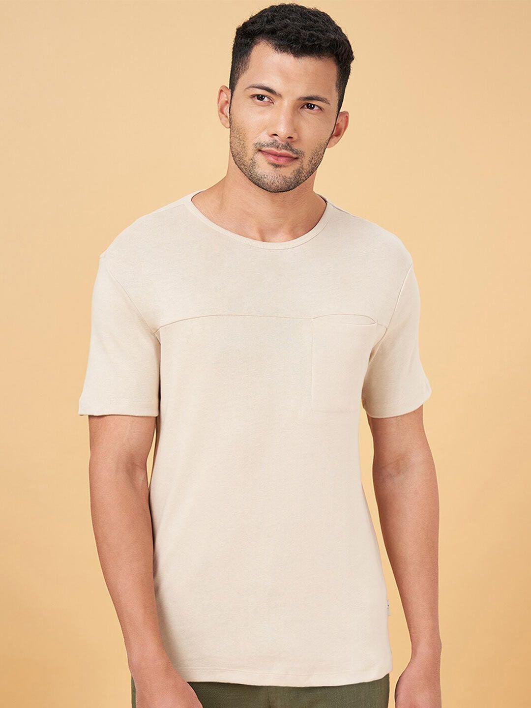 7 alt by pantaloons men slim fit cotton t-shirt