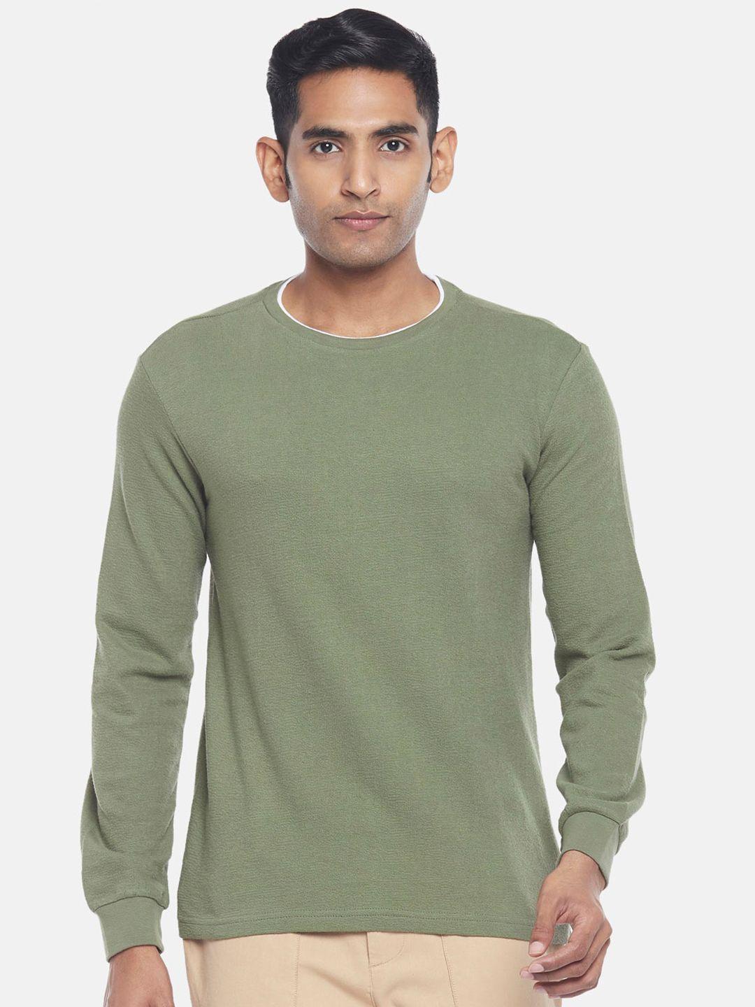 7 alt by pantaloons round neck long sleeves cotton t-shirt