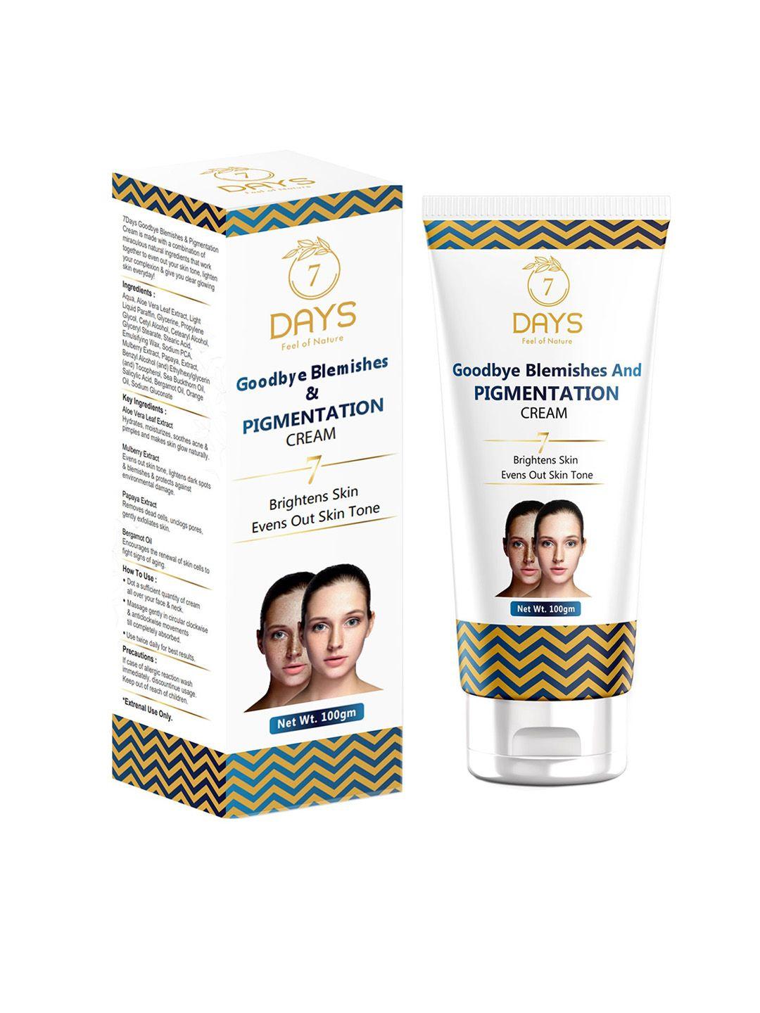 7 days goodbye blemishes & pigmentation cream to brighten skin - 100 g