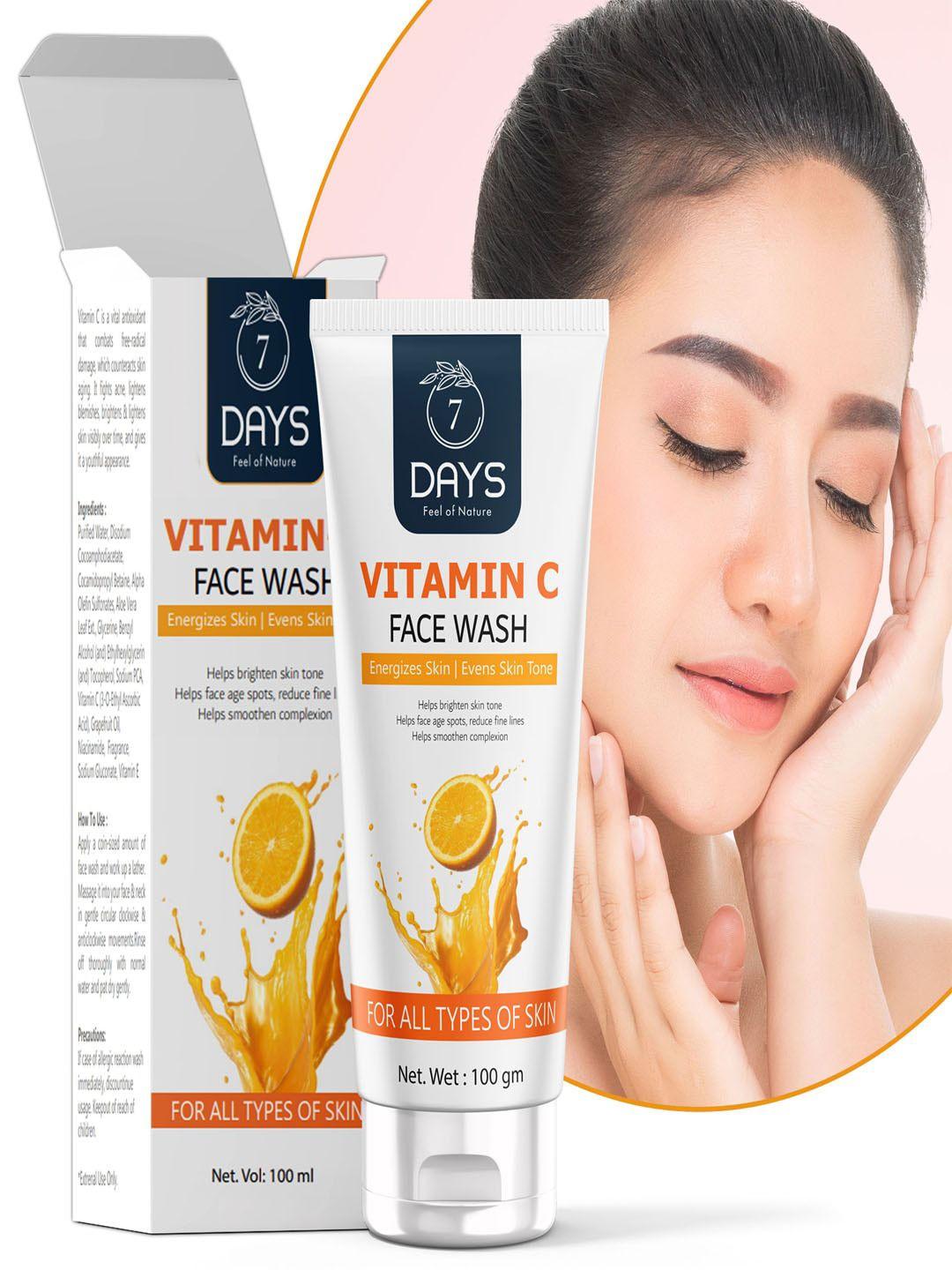 7 days vitamin c face wash for all skin types - 100 g