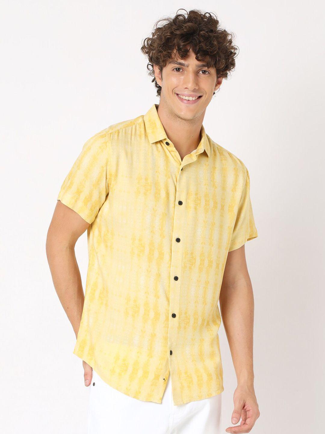 7shores classic opaque striped casual shirt