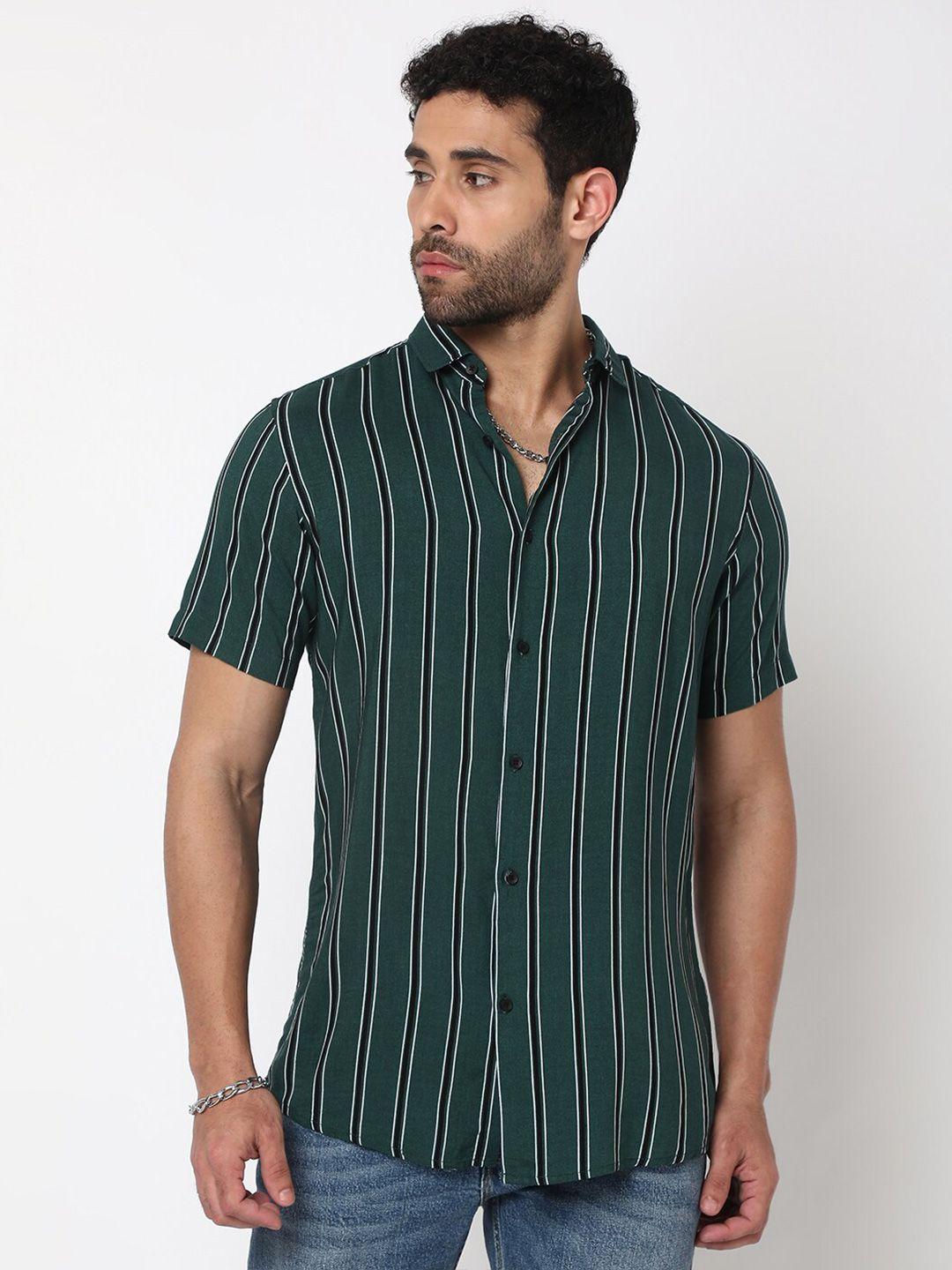 7shores classic striped casual shirt