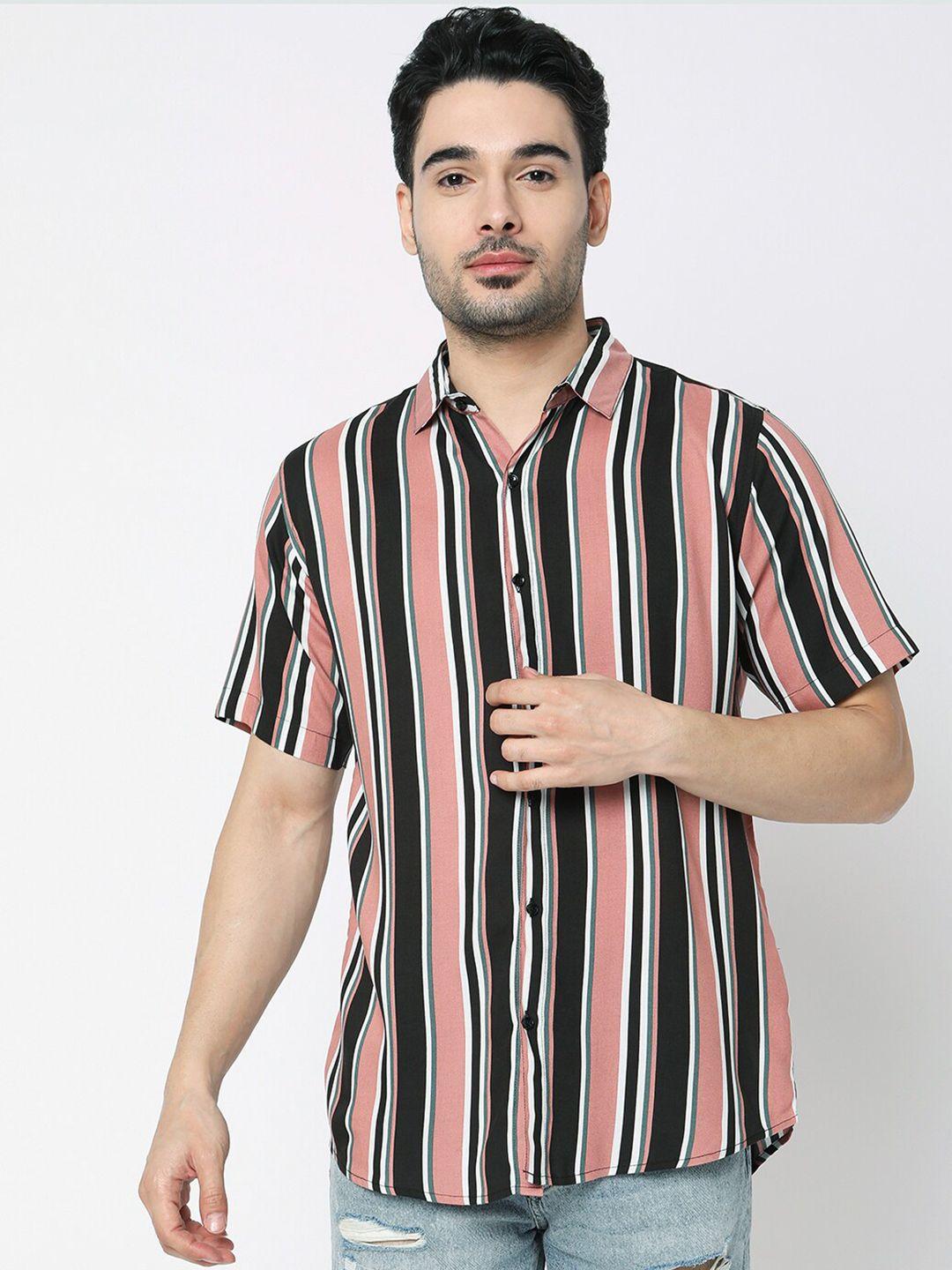 7shores classic striped casual shirt