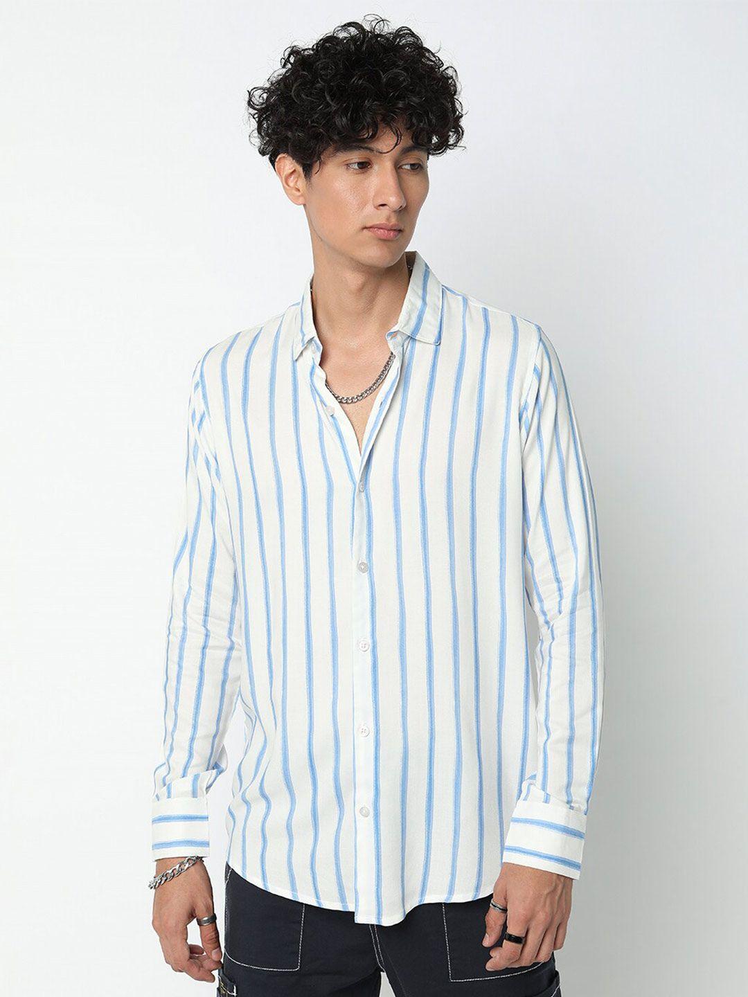 7shores classic striped casual shirt