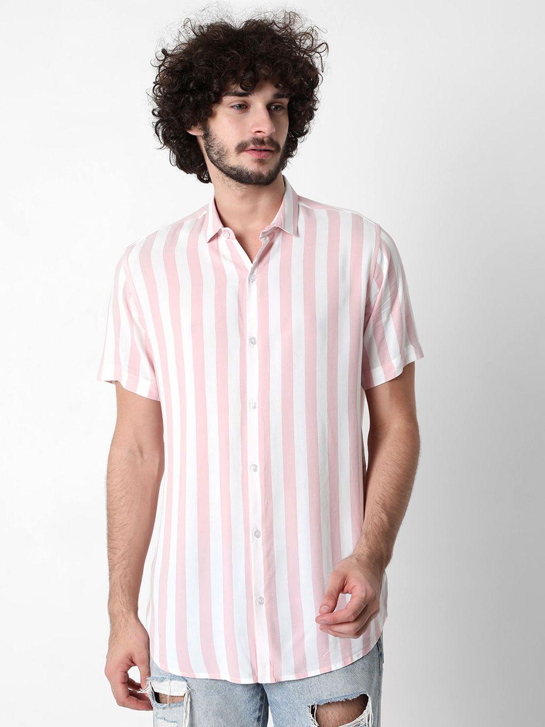 7shores vertical striped casual shirt