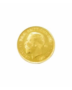 8 g 22 kt george head yellow gold coin