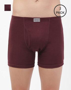 8008 combed cotton rib boxer brief with ultrasoft concealed waistband