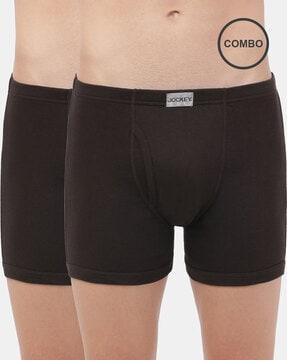 8008 combed cotton rib boxer brief with ultrasoft concealed waistband