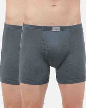 8008 super combed cotton rib boxer brief with ultrasoft concealed waistband