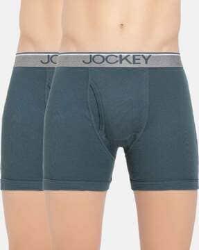 8009 combed cotton rib boxer brief with ultrasoft waistband
