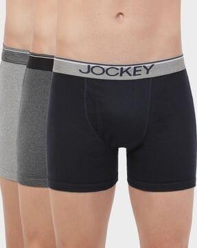 8009 super combed cotton rib boxer brief with ultrasoft waistband