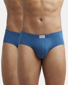 8035 combed cotton poco brief with ultrasoft concealed waistband