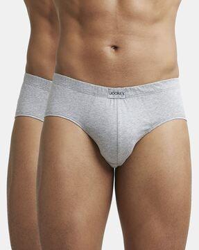 8035 super combed cotton poco brief with ultrasoft concealed waistband