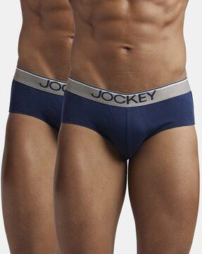 8037 combed cotton brief with ultrasoft waistband