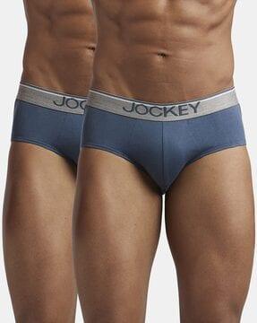 8037 combed cotton brief with ultrasoft waistband