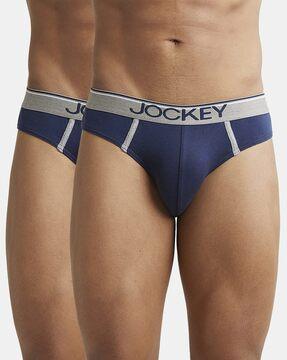 8044 combed cotton rib brief with ultrasoft waistband