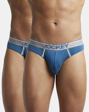 8044 combed cotton rib brief with ultrasoft waistband