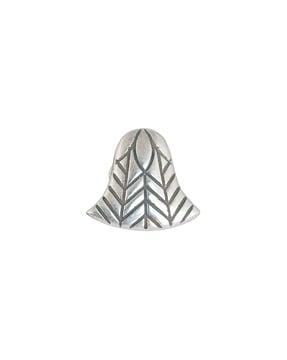 925 sterling silver floral-design nosepin