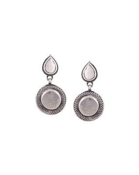 925 sterling silver zen minimal dangler earrings