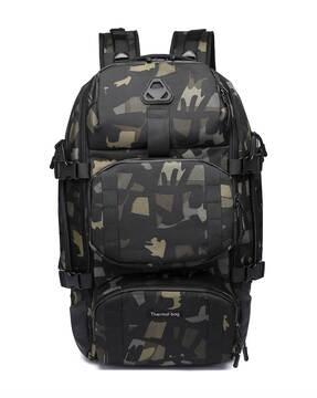 9386 camouflage print hiking backpack