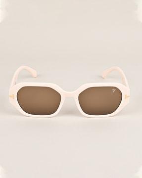 957 uv-protected full-rim rectangular sunglasses