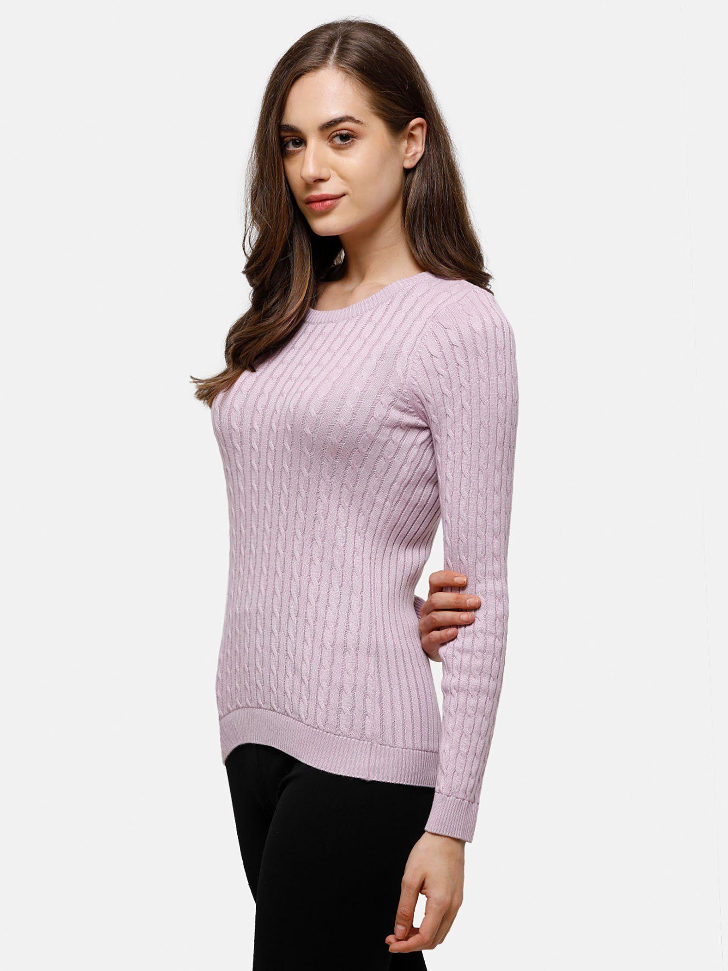 98 degree north's purple full sleeves sweater