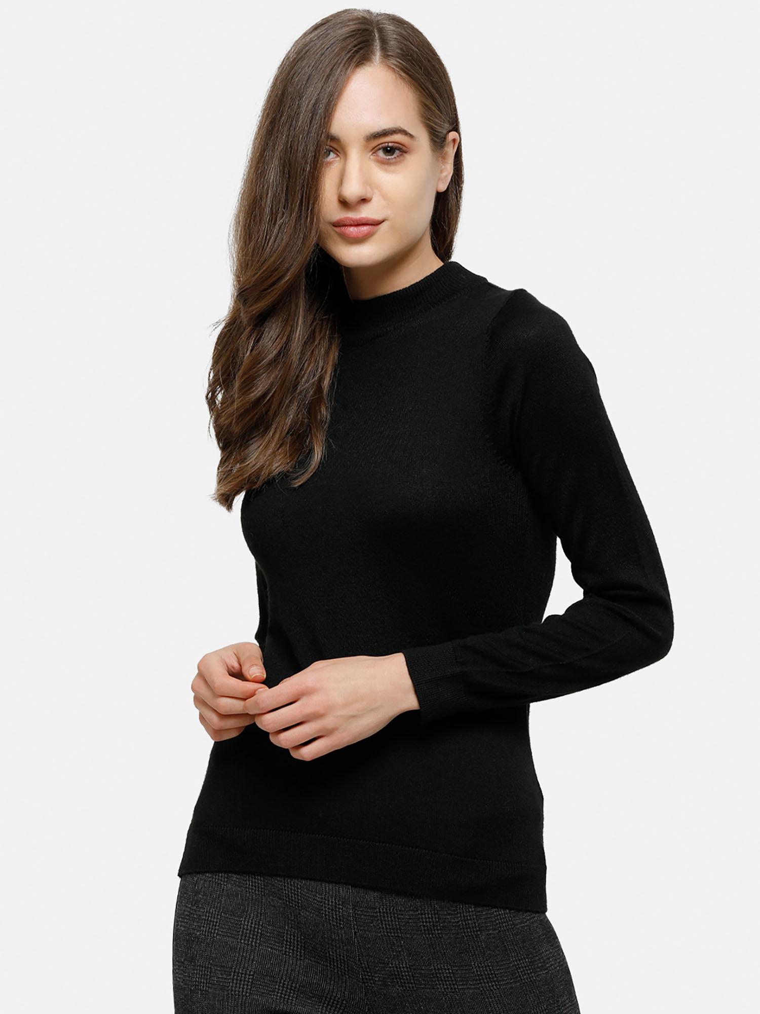 98 degree north's black full sleeves sweater