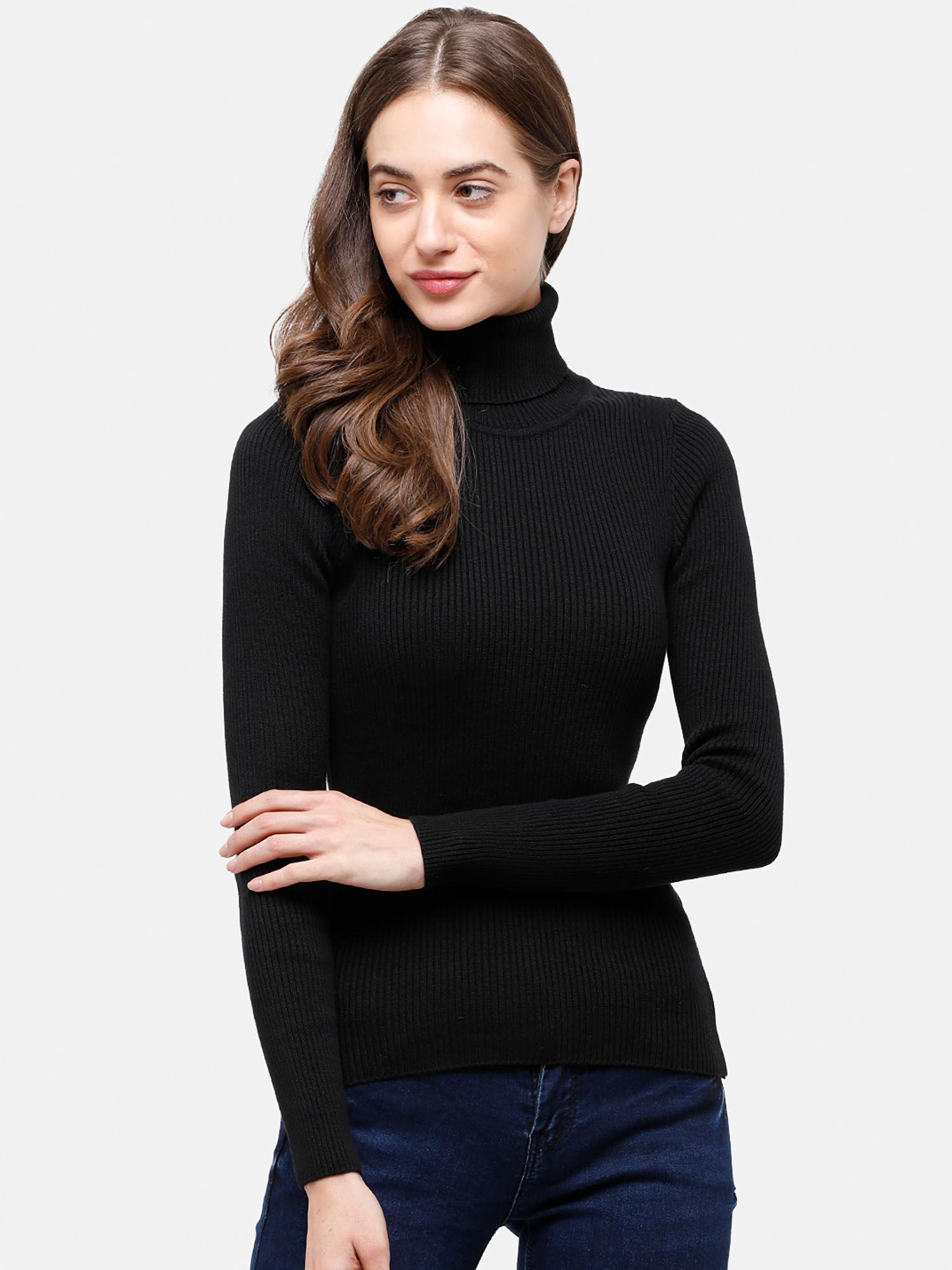 98 degree north's black full sleeves sweater