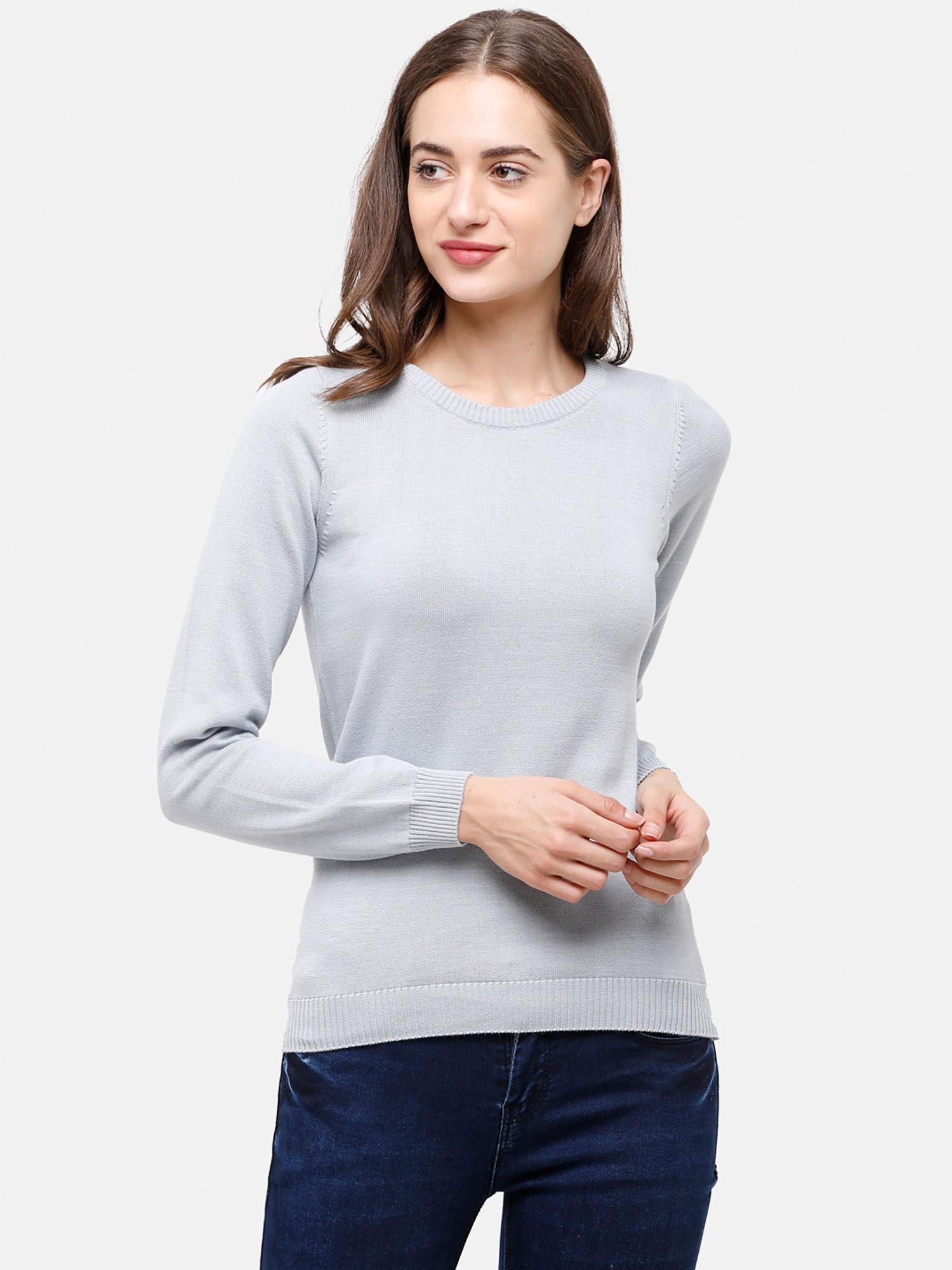 98 degree north's grey full sleeves sweater
