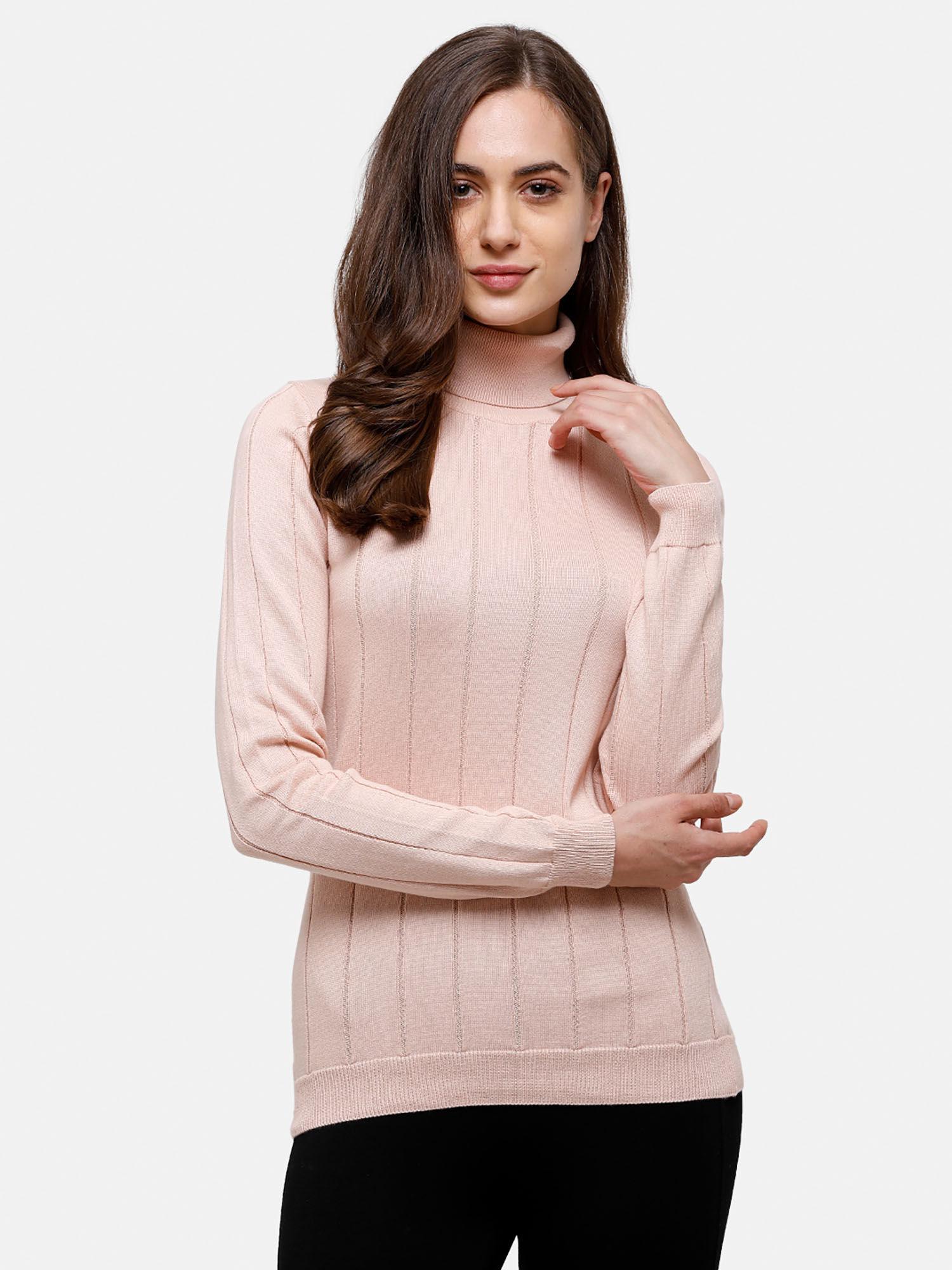 98 degree north's pink full sleeves sweater