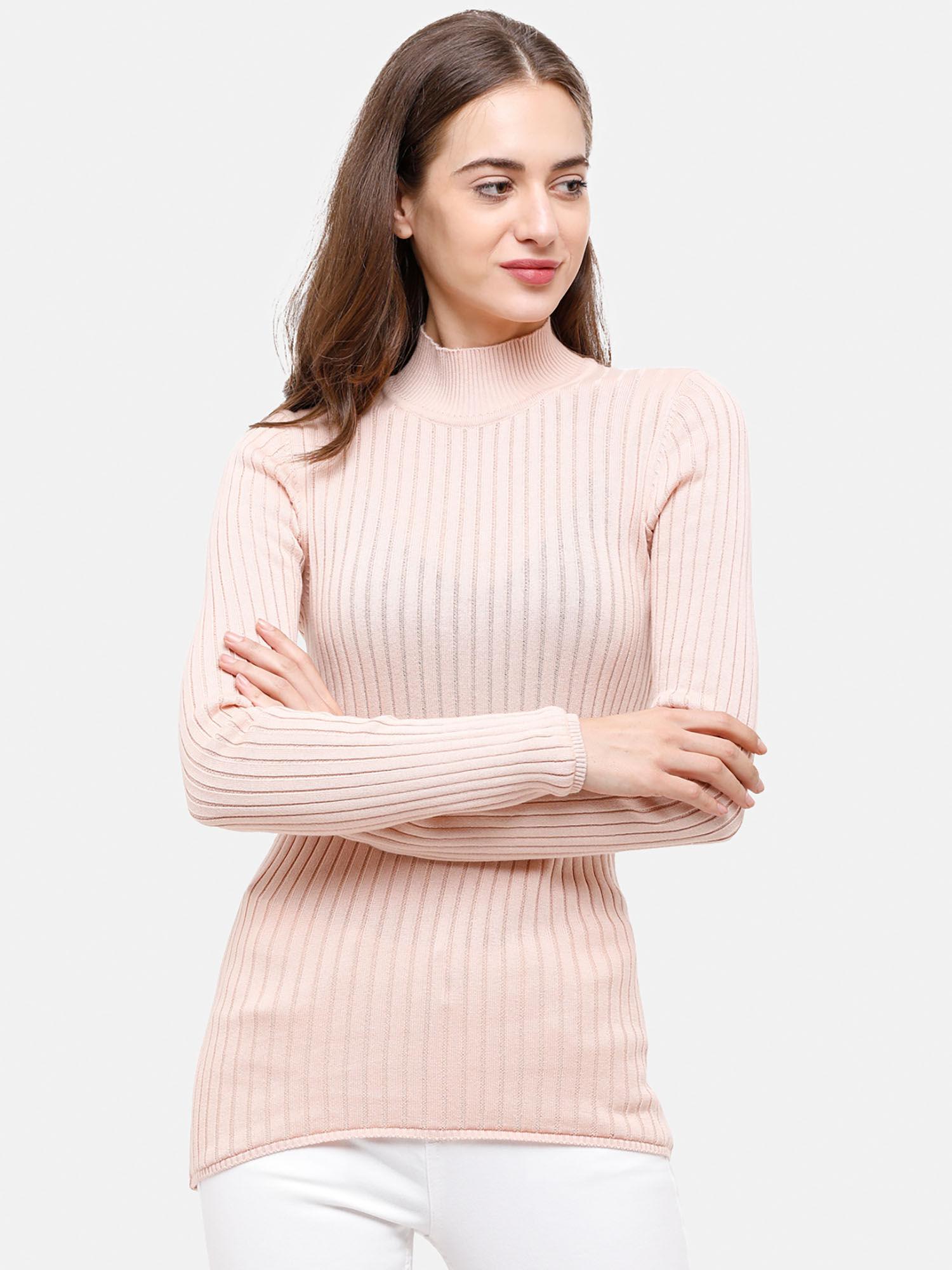 98 degree north's pink full sleeves sweater