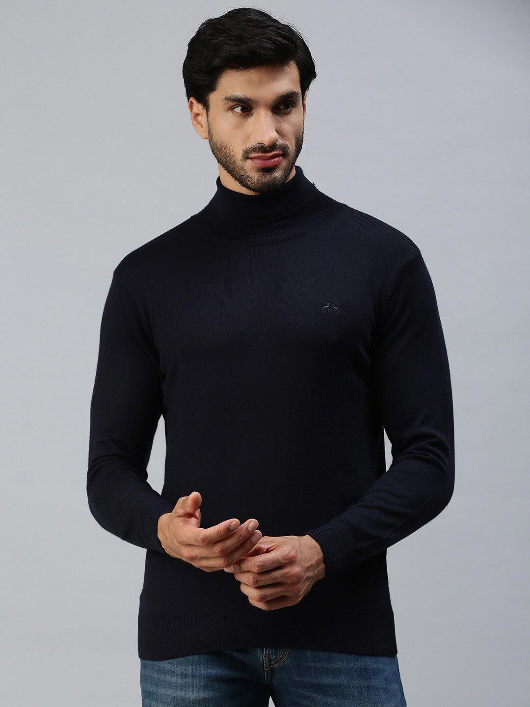 98 degree north men navy blue pullover