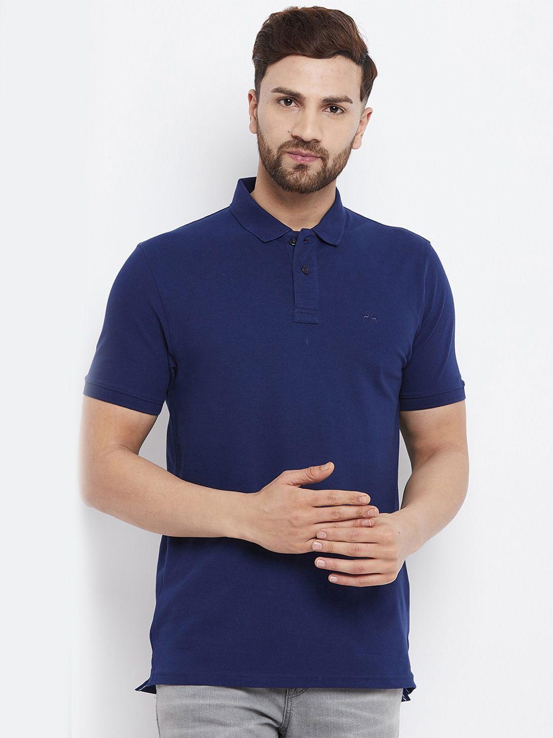 98 degree north polo collar cotton t-shirt