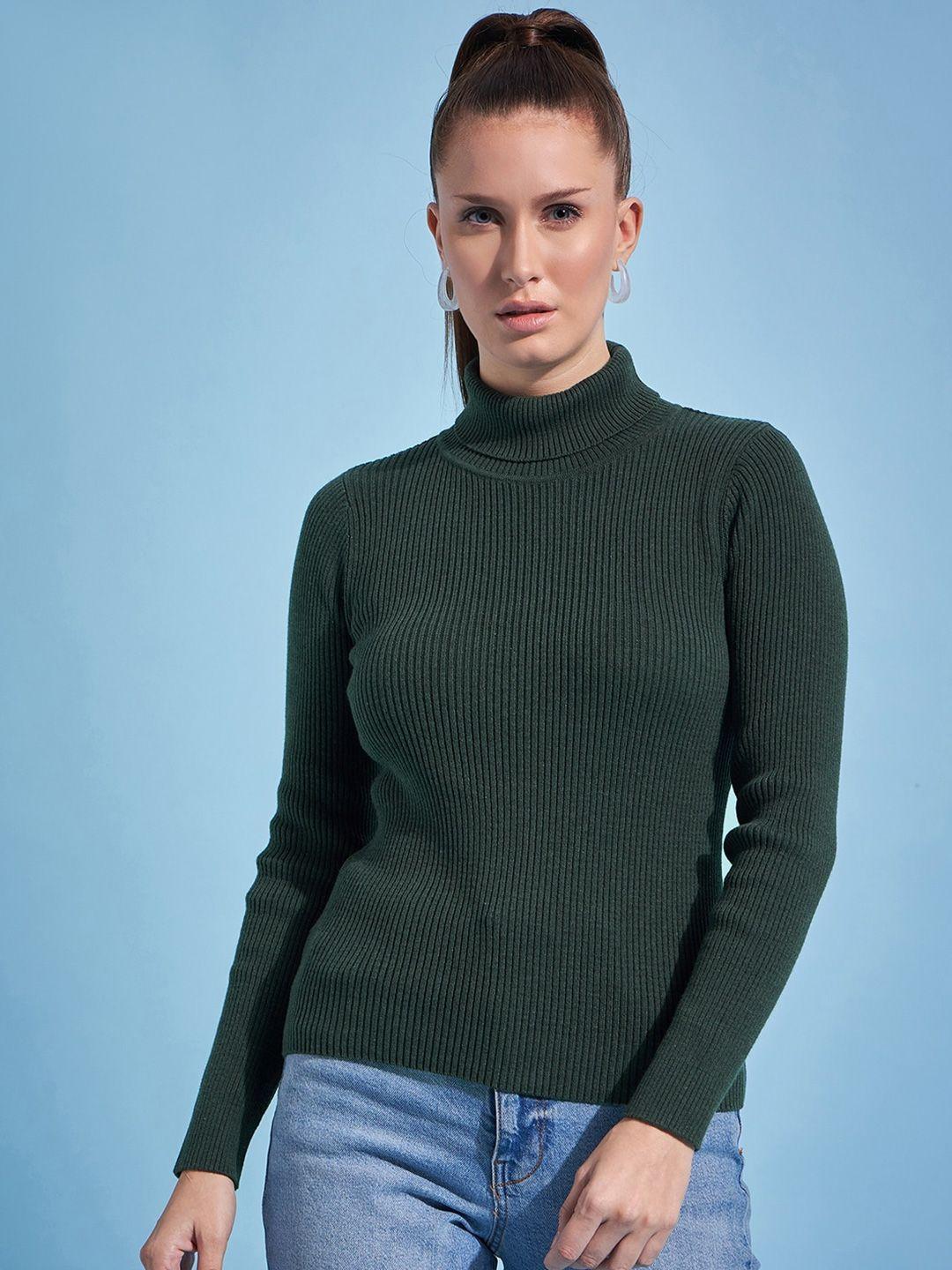 98 degree north ribbed turtle neck cotton pullover sweater