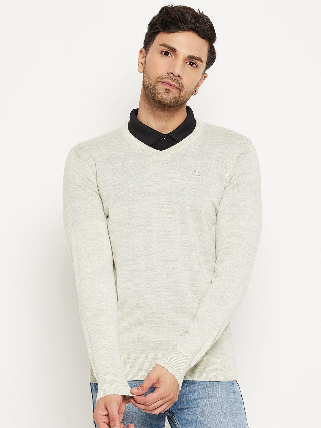 98 degree north v-neck woollen pullover