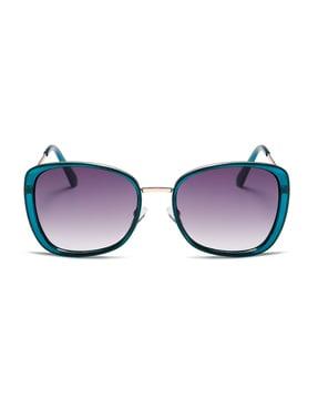 98023-blue uv-protected full-rim sunglasses