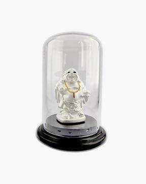 999 silver laughing buddha idol
